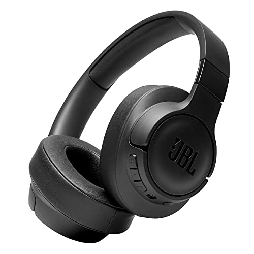 JBL Tune 710BT - Auriculares inalámbricos Bluetooth con micrófono, batería de 50 horas, llamadas manos libres, portátiles (negro)