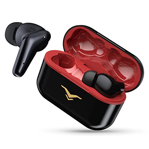 Auriculares Inalámbricos, Auriculares Bluetooth 5.1 con 4 Micrófono, Transductores 11mm, 40ms de Latencia Ultra Baja, Mini Auriculares con Bass Potente, 24H Reproducción para Trabajo, Juegos, Oficina