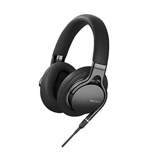 Sony MDR-1AM2B - Auriculares de alta resolución (Hi-Res, NFC, controladores de HD LCP de 40 mm), color negro