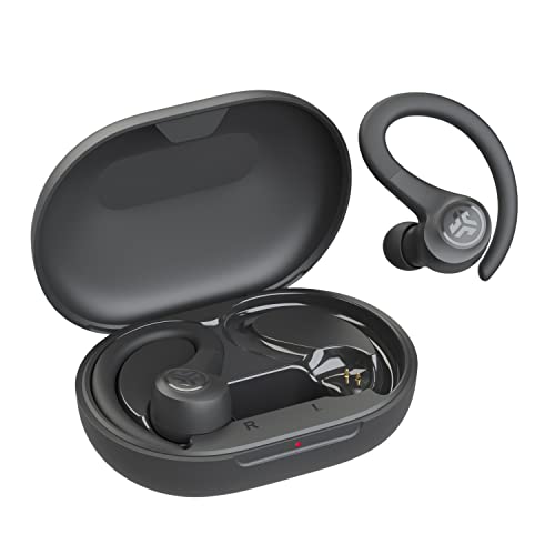 JLab Go Air Sport - Auriculares Bluetooth Deportivos, Auriculares Inalambricos Deportivos - 32 Horas Autonomia, Auriculares Deportivos Sonido Eq3 Resistente al Sudor, Audifonos Inalambricos, Grafito