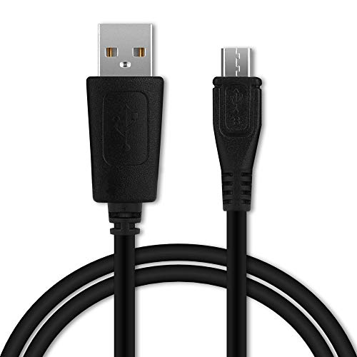 CELLONIC® Cable de datos 2.0 1m compatible con JBL Charge 1 2 3, Flip 2 3 4, Go, 2, Plus, Clip 1 2 3, Flip Essential Cable carga Micro USB a USB A 1A negro PVC para auriculares