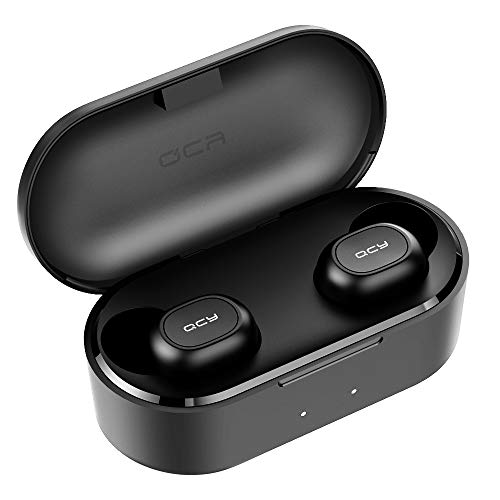 Tepoinn Auriculares Bluetooth 5.0, Inalámbricos Auriculares Mini Twins Estéreo In-Ear 35 Horas de Reproducción Auricular con estación de Carga magnética y micrófono Incorporado para iPhone y Android