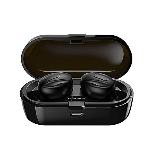 XG13 TWS Auriculares BT 5.0 True Auriculares inalámbricos Micrófono Incorporado con Caja de Carga de 350mAh y Auriculares con Pantalla Digital