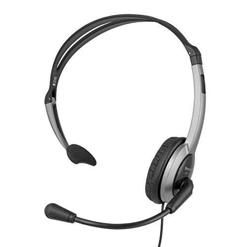 Panasonic RP-TCA430E-S - Auriculares de diadema abiertos para para teléfonos con conector de 2.5 mm, plateado