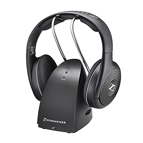 Sennheiser RS 135 Negro Supraaural Diadema Auricular - Auriculares (Supraaural, Diadema, Inalámbrico y alámbrico, 22-19500 Hz, 106 dB, Negro)