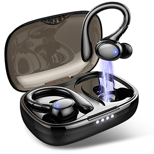 Auriculares Inalambricos Deportivos, Auriculares Bluetoth 5.1 Sport IP7 Impermeable Cascos Inalambricos con Microfono, Control Táctil In-Ear Auriculares Running, Hi-Fi Estéreo, Reproducci 40 Horas