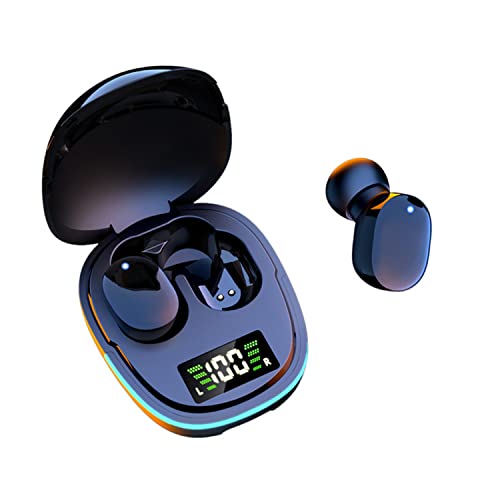 adspow Auriculares Inalámbricos, Auriculares Bluetooth 5.1 In-Ear Auriculares Cancelación de Ruido, Cascos Inalambricos Sonido Premium Inmersivo, LED Pantalla Wireless Earbuds, Impermeables