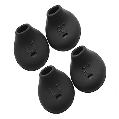 Reemplazo Silicona Auriculares Almohadillas para Sony WI-SP500 Inalámbrico Auricular - 2 Pares Audífono Aislamiento de Ruido Tapones Oídos Cubrir (Negro)