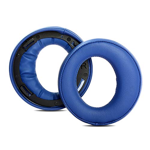 1 par de almohadillas de repuesto Compatible con Sony Gold PS3 PS4 7.1 sonido envolvente virtual CECHYA-0083 azul auriculares inalámbricos