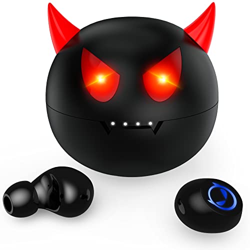 AMAFACE Auriculares Inalámbricos Niños Auriculares Bluetooth 5.0 Auriculares In-Ear con Control Táctil Micrófono Integrado 36H Playtime Modo Individual/Gemela Cool Cartoon Auriculares para Niños