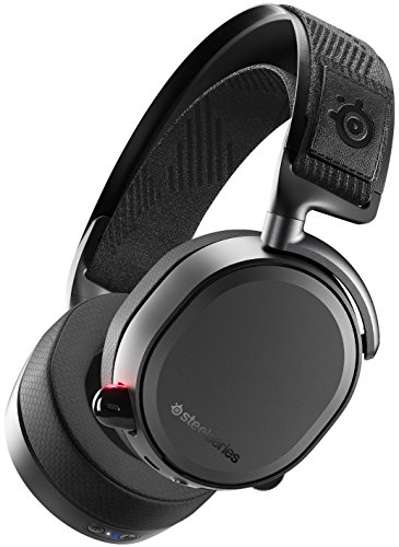 SteelSeries Arctis Pro Wireless - Auriculares de juego inalámbricos dobles (2,4 G y Bluetooth) - Sistema de batería doble - Negro