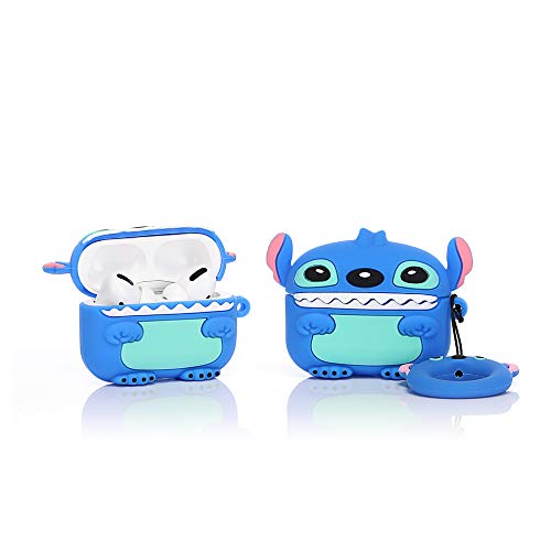 TAOCHEN Dibujos Animados Compatible con AirPods Pro- Funda de Silicona Suave Completa y Diseño Divertido [Serie DSN] (Stitch)