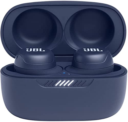 JBL LIVE FREE Auriculares In Ear inalámbricos con cancelación de ruido con Smart Ambient, resistentes al agua IPX7, hasta 21 horas de reproducción, color azul