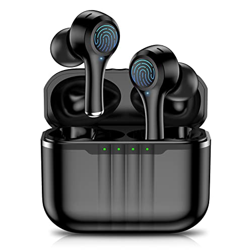 Auriculares InaláMbricos, Auriculares Bluetooth 5.3, 45 Horas De ReproduccióN, Auriculares De Audio EstéReo De Alta Fidelidad Con 4 MicróFonos, Ipx7 Resistente Al Agua, Control TáCtil