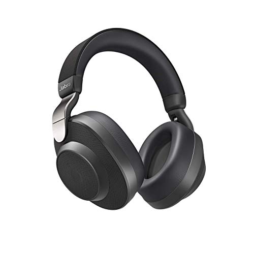 Jabra Auriculares supraaurales Elite 85h, inalámbricos con cancelación activa de ruido y batería de larga duración para llamadas y música, color negro titanio