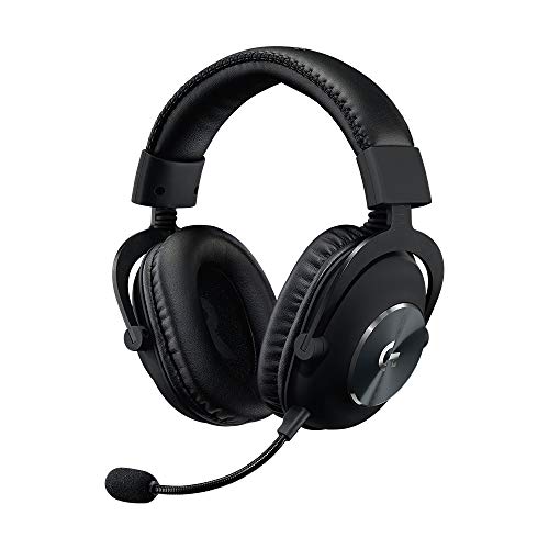 Logitech G PRO Auriculares Gaming con Cable, Transductores 50mm Pro-G , Aluminio, Acero y Espuma Viscoelástica, Cómodos y Duraderos, Para Esports, PC/PS/Xbox/Nintendo Switch - Negro