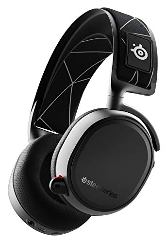 SteelSeries Arctis 9 - Auriculares Inalámbricos Duales Para Gaming - Sistema Inalámbrico De 2.4 GHz Sin Pérdidas + Bluetooth - Para PC, Playstation 5 y PS4