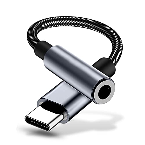 Adaptador Usb C a jack 3.5 mm,Adaptador Auriculares Tipo C, USB Type C jack Headphone Audio Adapters,Compatible Samsung Galaxy S21 S21+Note20 S20 Ultra,Huawei P40/P30 Pro/Mate 20/30,Xiaomi9/8