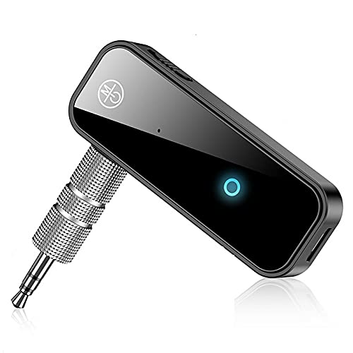 Adaptador Bluetooth para Carro, recetor Bluetooth, áudio aux Bluetooth, transmissor Bluetooth TV 3 em 1 BT5.0 com Cabo Auxiliar Digital de 3,5 mm para TV, altifalantes, PC, Auriculares, Carro