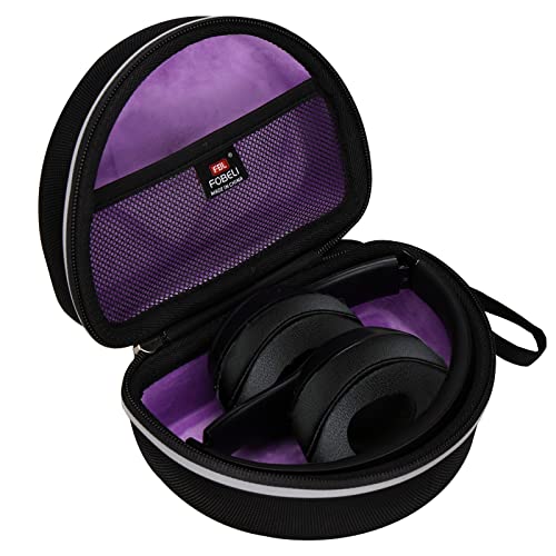 FBLFOBELI Funda rígida de almacenamiento para auriculares inalámbricos Beats Solo3 / Beats Solo2, maletas de transporte para auriculares, bolsa de viaje portátil (solo funda)