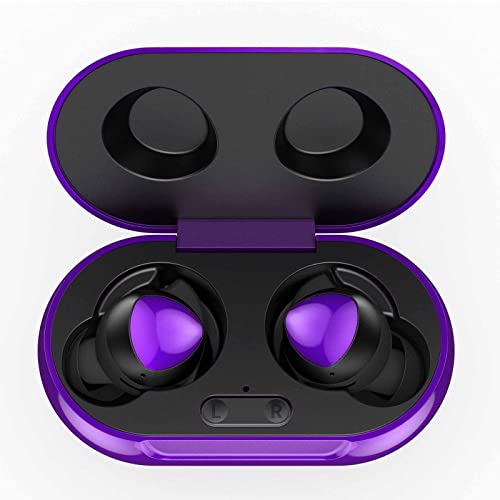 Urbanx Street Buds Plus True Wireless Earbud Headphones for Samsung Galaxy - Wireless Earbuds w/Active Noise Cancelling (US Version with Warranty) (Purple, Buds Plus)