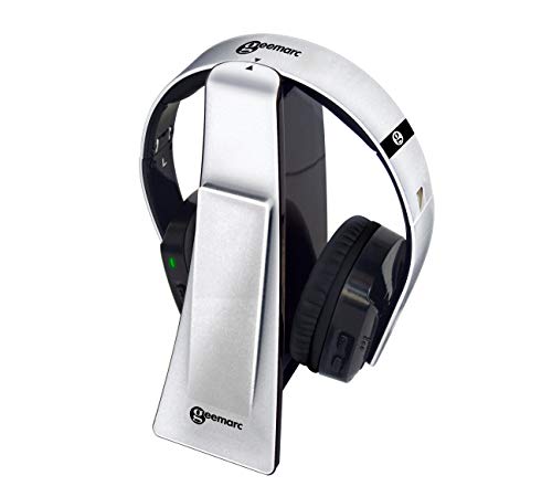 Geemarc CL7400 - Auriculares inalámbricos, Color Plateado