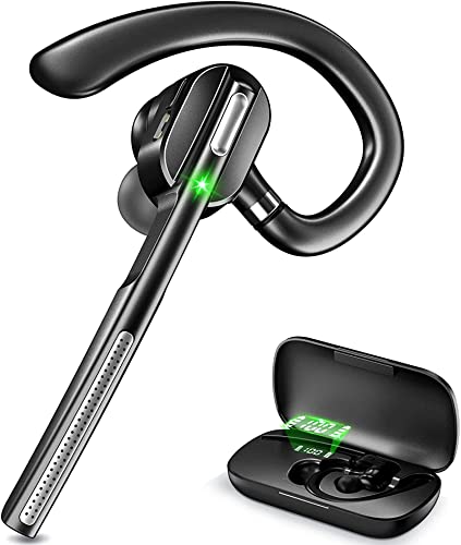 DECHOYECHO Auriculares Bluetooth V5.1, Auriculares inalámbricos con Estuche de Carga de la batería, Auricular Bluetooth con micrófono de cancelación de Ruido