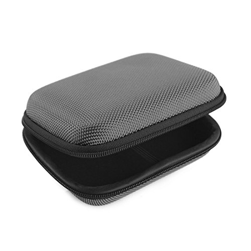 Geekria UltraShell Funda Compatible con JVC, Sony, Audio-Technica, Auriculares, Funda Protectora de Repuesto, Bolsa de Transporte de Viaje con Almacenamiento de Cable (Gery, 2 Paquetes)