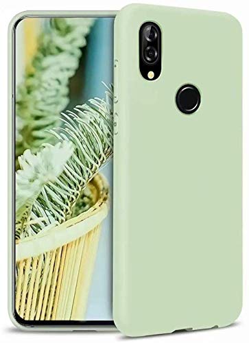 Leton-IT Funda para Huawei P20 Lite Silicona, Carcasa Verde Huawei P20 Lite Líquido Silicona Gel TPU Flexible Anti-Rasguño y Resistente Protectora Tapa Case Verde