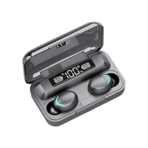 2023 Nuevo - Portátil Bluetooth Wireless Twins Mini Box Sport 5.0 Auriculares de carga Auriculares Bluetooth Kalive2, Negro, Talla única