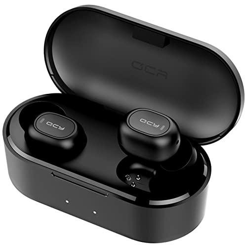 Auriculares Inalámbricos Bluetooth, HOMSCAM Auriculares Bluetooth con Micrófonos Impermeable True Wireless Earbuds Bluetooth 5.0 HiFi Mini Twins Estéreo In-Ear Bluetooth con Caja de Carga Portátil