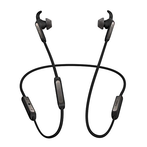 Jabra Elite 45e, Auriculares Bluetooth con Protección Impermeable para Llamadas Inalámbricas y Música, Negro Titanio