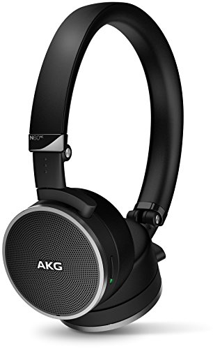 Harman Kardon / JBL AKG N60NC Auriculares supraaurales Plegables con cancelación Activa de Ruido, Incluye Funda de Transporte, Color Negro