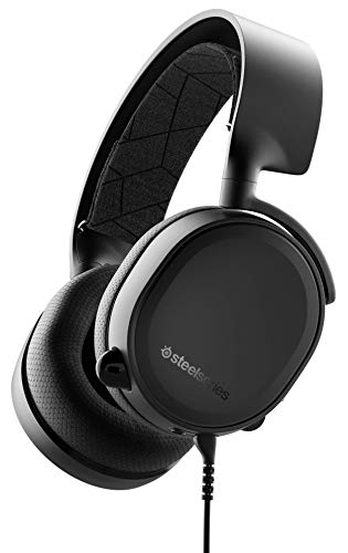 SteelSeries Arctis 3 Console - Auriculares De Juego Con Cable Estéreos - Para PlayStation 5, PS4, Xbox One, Nintendo Switch, Vr, Android E iOS - Negro