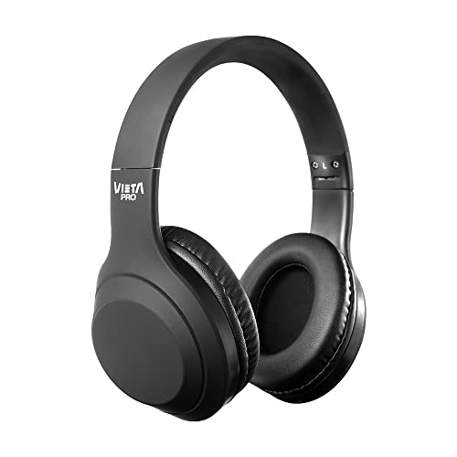 Vieta Pro Auricular Diadema Silence 2, Bluetooth 5.3, cancelación Activa de Ruido, Entrada Aux-in, micrófono Incluido, función Dual Pairing, Diadema Ajustable. Batería de hasta 60 Horas.