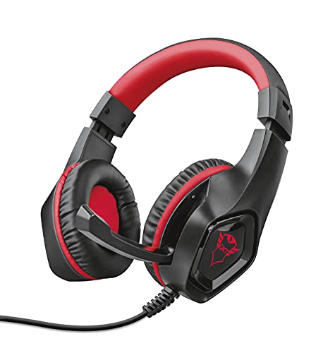 Trust GXT 404R Rana - Auriculares de gaming para Nintedo Switch, Rojo