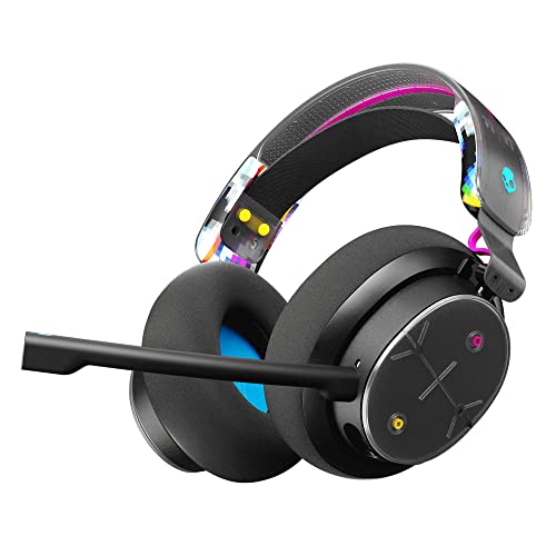 SKULLCANDY Cascos de Gaming Over-Ear con Micrófono y Cable/Inalámbricos PLYR PC, Playstation, PS4, PS5, Xbox y Nintendo Switch