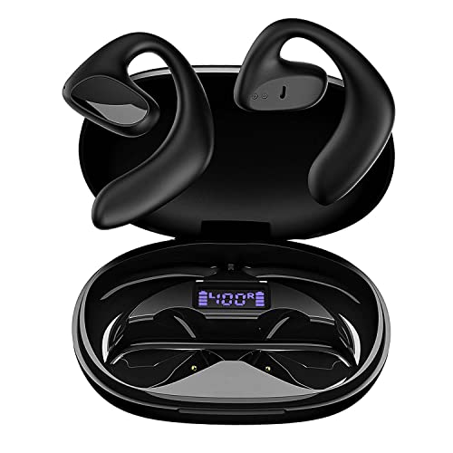 Luisport Auriculares Bluetooth Auriculares inalámbricos Bluetooth Auriculares con Microfono y con Caja de Carga… (S11-Black)