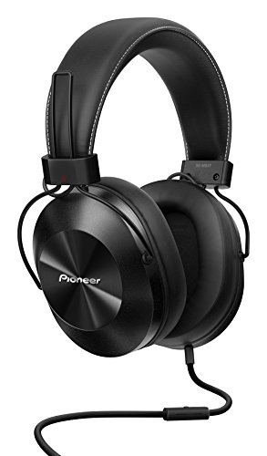 Pioneer SE-MS5T-K - Auriculares de tipo diadema (HiRes, power bass, micrófono, control de Smartphone), color negro