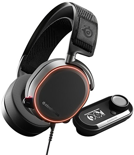 SteelSeries Arctis Pro GameDAC - Auriculares de juego - Sonido de alta resolución certificado - ESS Sabre DAC - Negro