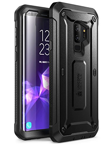 SUPCASE Funda Galaxy S9 Plus [UB Pro] 360 Grados Carcasa Completa con Protector de Pantalla Incorporado Negro