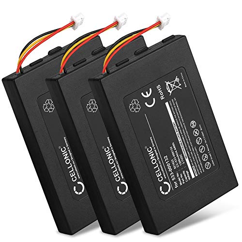 CELLONIC® 3X Batería 533-000132 Compatible con Auriculares Logitech G533, Logitech G933, 1200mAh, Accu Sustitución Headset, Battery