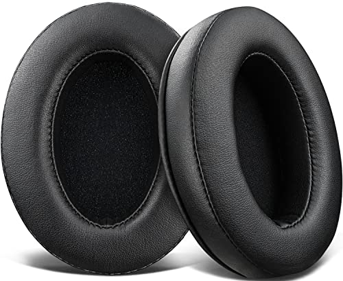 SOULWIT Almohadillas de Repuesto para Audio-Technica ATH M50X/M40X, para HyperX Cloud/Flight/Alpha, para SteelSeries Arctis 3/5/7/9X/Pro, para Turtle Beach Stealth 420X/600/700, para Sony MDR 7506