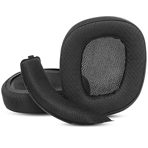 G935 G635 - Almohadillas de repuesto compatibles con auriculares inalámbricos Logitech G935 G635 G933 G633 G633 (diadema + almohadillas para auriculares)