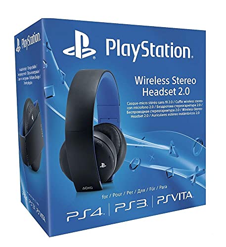 Sony CEE Accessories (New Gen) Sony - Auriculares Inalámbricos Stereo, Color Negro (PS4, PS3, PS Vita)