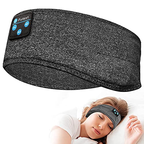 Voerou Auriculares para Dormir, Diadema Bluetooth, Auriculares para Dormir con Altavoces ultrafinos para Personas Que Duermen de Lado, Auriculares con Diadema para Dormir, Correr, Entrenar, Viajar